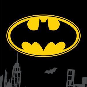 Batman The Emblem badhandduk, strandhandduk 70x140 cm
