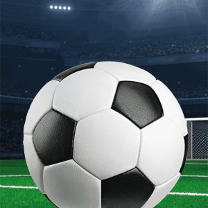 Fotbolls Handduk 70x140 cm – Badhandduk / Strandhandduk i Bomull, Hög Absorption, Fotbollsdesign