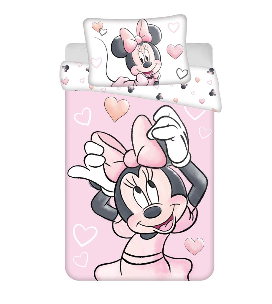 Mimmi Pigg Påslakanset Barn 100x135 cm – 100% Bomull