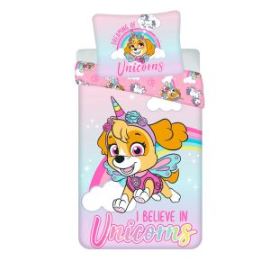 Paw Patrol Enhörningsdrömmar påslakan 140x200 cm, 70x90 cm