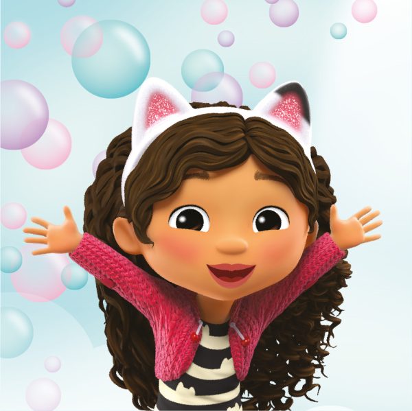 Gabbys Dockskåp Bubbles Handduk, Ansiktshandduk 30x30 cm