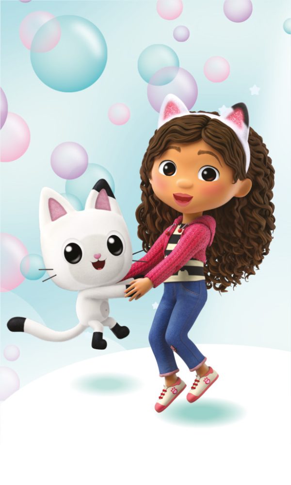 Gabbys Dockskåp Bubbles handduk, ansiktshandduk 30x50 cm
