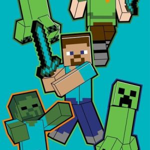 Minecraft Crawler handduk 30x50 cm