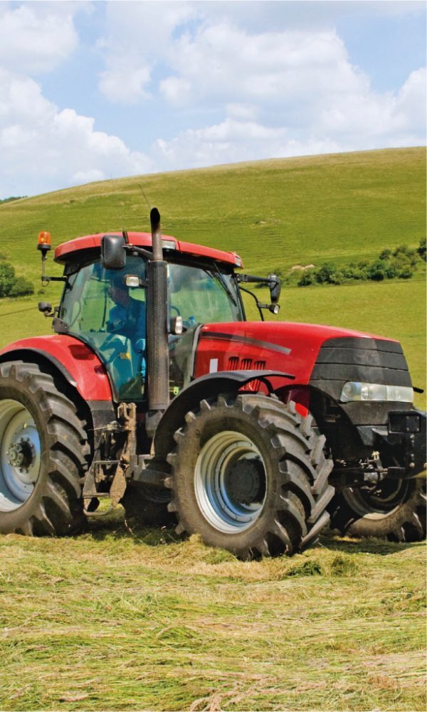 Tractor Röd handduk, ansiktshandduk 30x50 cm