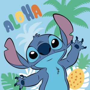 Disney Lilo and Stitch ansiktshandduk, 30x30 cm
