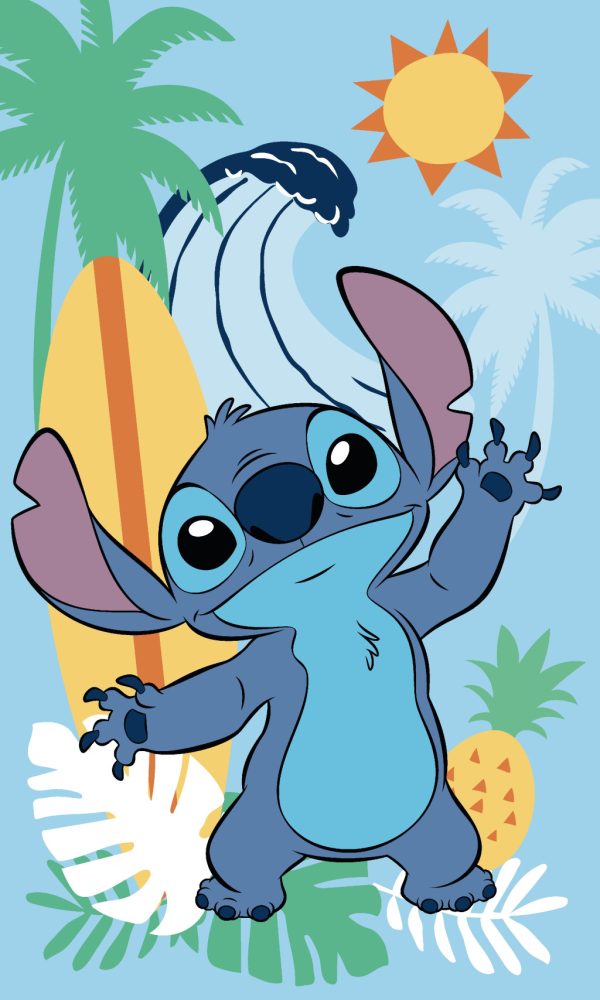 Disney Lilo and Stitch Handduk med ananasmotiv 30x50 cm