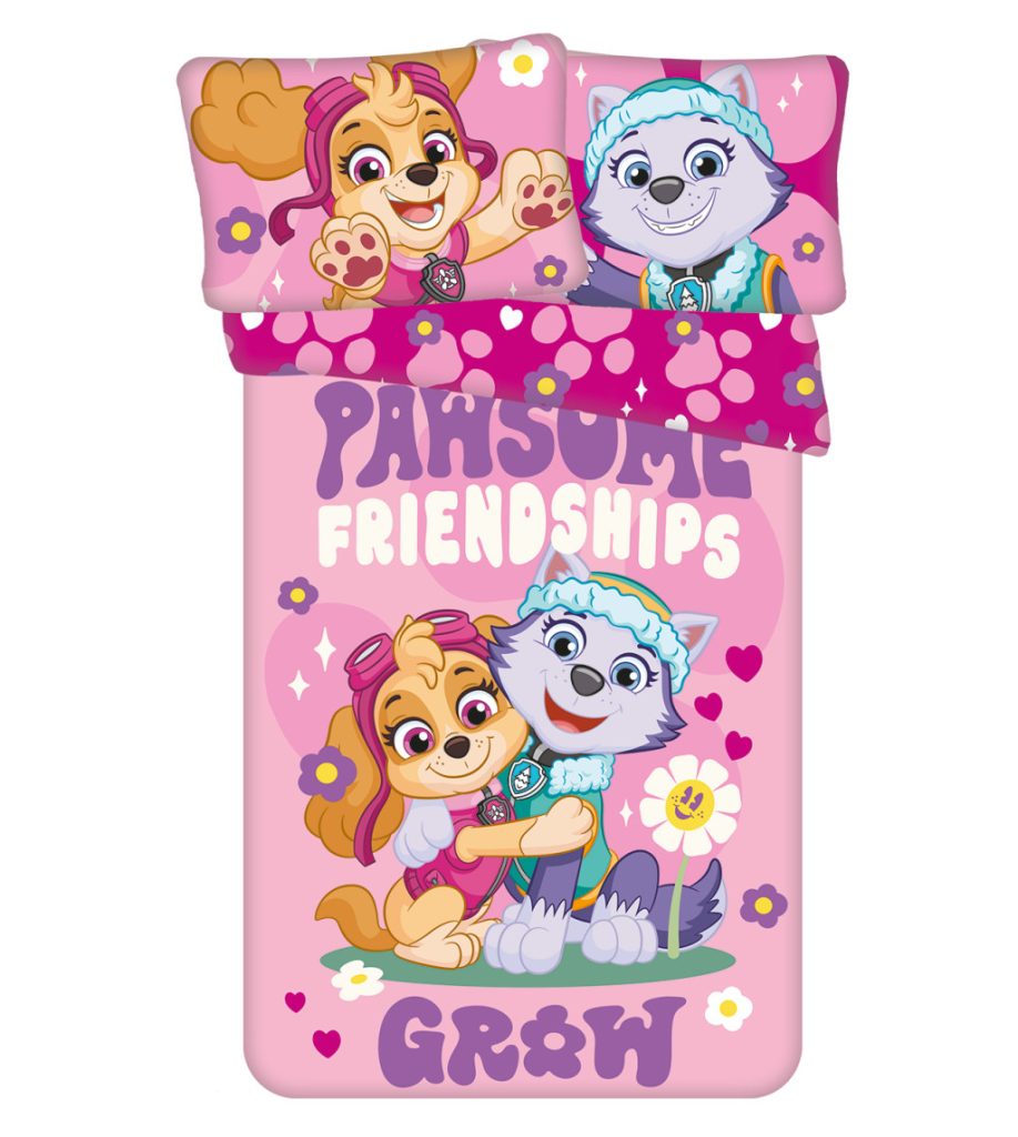 Paw Patrol Pawsome barnsängkläder 100×135 cm, 40×60 cm