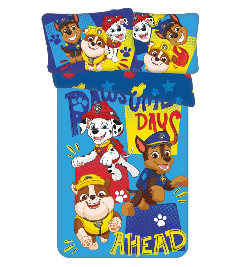Paw Patrol Days Ahead barns påslakan 100×135 cm, örngott 40×60 cm
