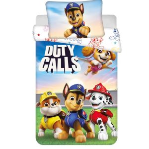 Paw Patrol Duty Calls barns påslakan 100×135 cm, örngott 40×60 cm
