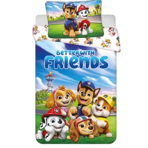 Paw Patrol Better With Friends barnsängkläder 100×135 cm, 40×60 cm