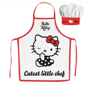 Hello Kitty Little Chef barnförkläde 2-delars set