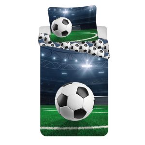 Football Stadium Light påslakan 140×200 cm, örngott 70×90 cm