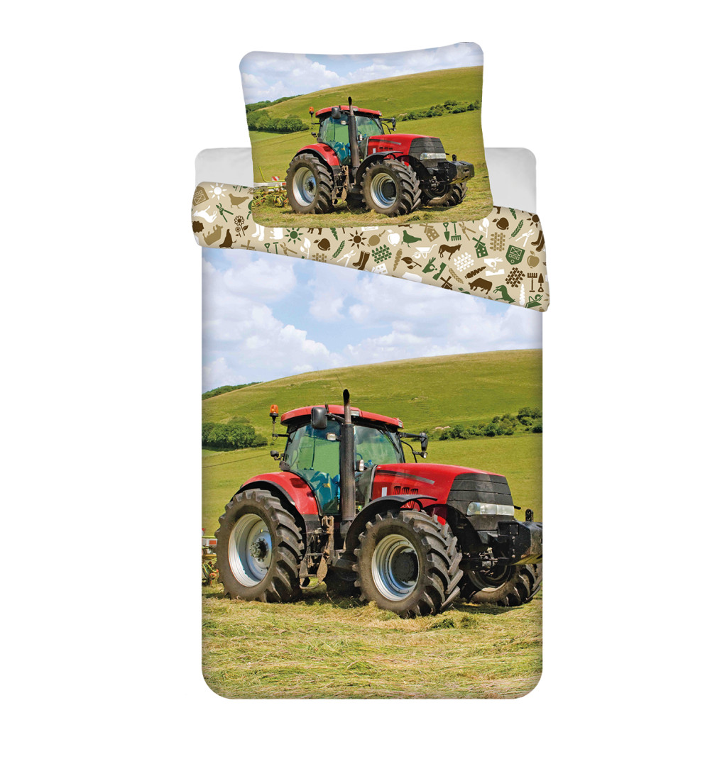Tractor påslakanset 140×200 cm, 70×90 cm