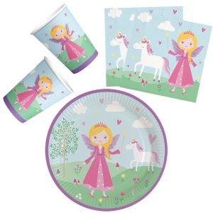 Princess Spell Prinsesskalasset med 36 delar och 23 cm tallrik