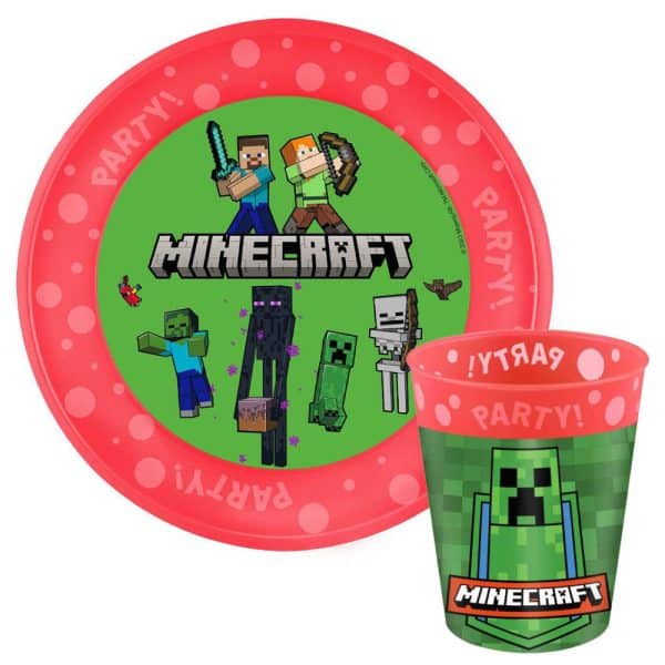 Minecraft Party micro premium plastset