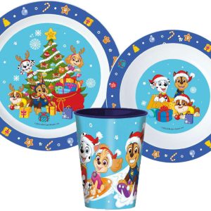 Paw Patrol Julmiddagset i mikoplast med kopp 260 ml