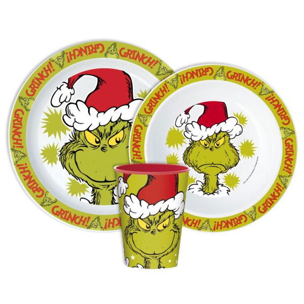 The Grinch Servisset i 3 Delar, BPA-fritt