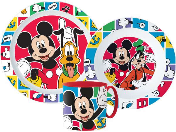 Disney Musse Pigg Better Together mikrovågssäkert servisset med mugg 265 ml