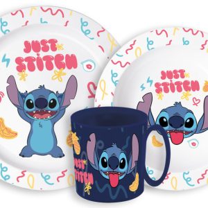 Disney Lilo & Stitch Palms servis i mikoplast med mugg 265 ml