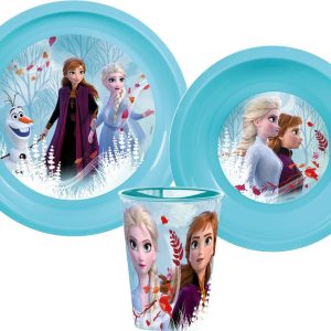 Disney Frozen blå skog servisset i plast