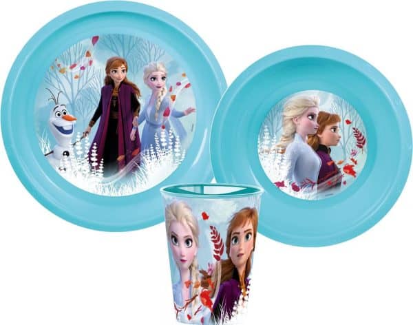 Disney Frozen blå skog servisset i plast