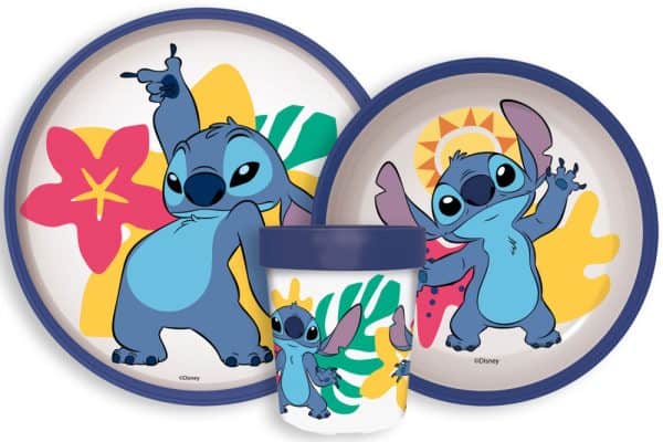 Disney Lilo and Stitch Palms halkfri matservis i mikoplast