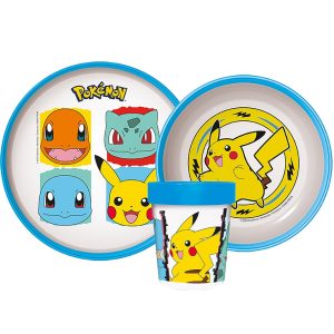 Pokémon Original Team halkfri servis i mikrosäker plast