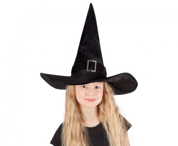 Halloween svart häxhatt