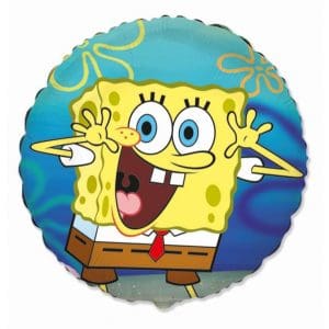 Svampbob Fyrkant Ballong 46 cm – Folieballong – Barnkalas & Party – SpongeBob Motiv