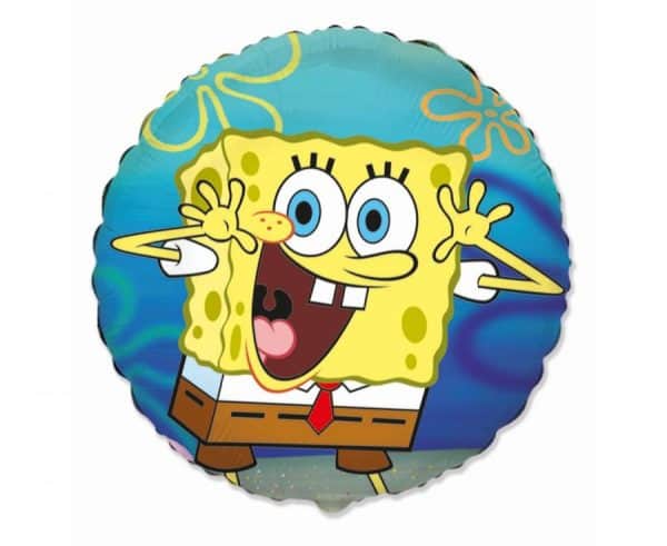 Svampbob Fyrkant Ballong 46 cm – Folieballong – Barnkalas & Party – SpongeBob Motiv