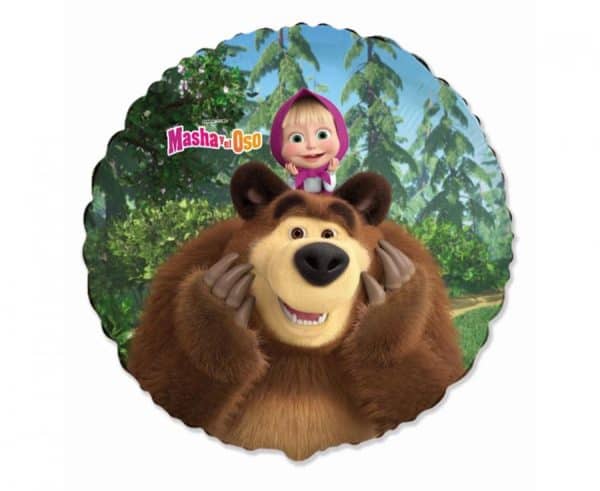 Masha and the Bear Folieballong 46 cm