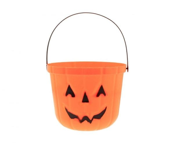 Halloween Happy Pumpkin godissamlare hink 18x15 cm