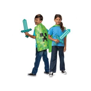 Minecraft Svärd och Mantel Set
