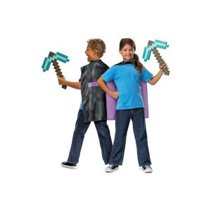 Minecraft hacka och mantel set