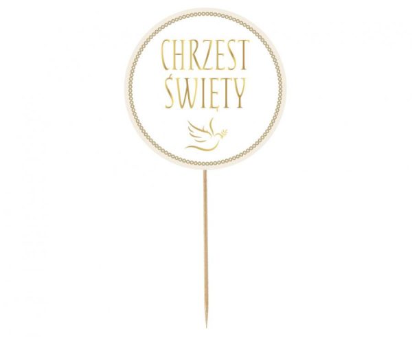 Dopdekoration Chrzest Święty tårtdekoration 14 cm