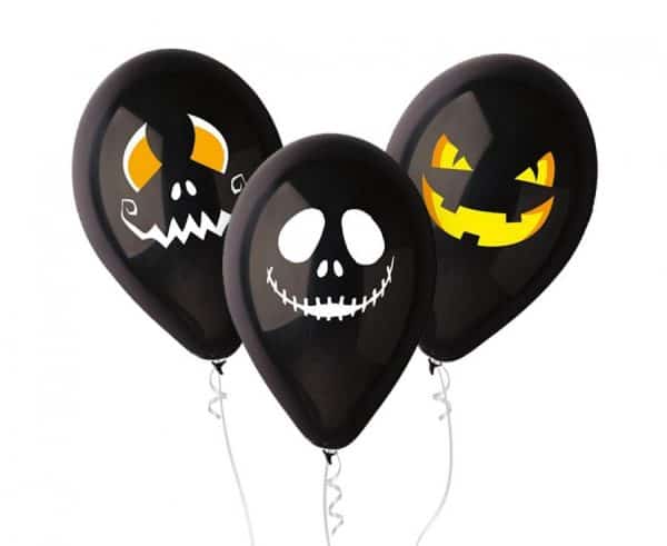 Halloween luftballong, 3-pack, 30 cm