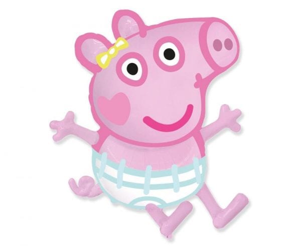 Greta gris Evie folieballong 60 cm