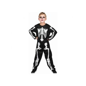 Halloween Skelettdräkt 110/120 cm