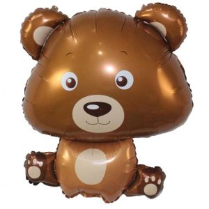 Nallebjörn folieballong brun 60 cm