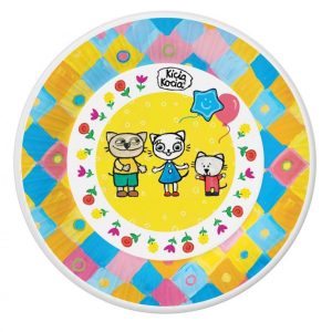 Cat Kitty Kitten pappersassiett set om 6 - 18 cm