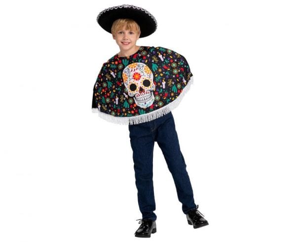 Halloween Day of the Dead-dräkt 110/120 cm