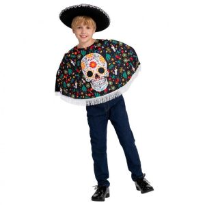 Halloween Day Of The Dead-dräkt 120/130 cm