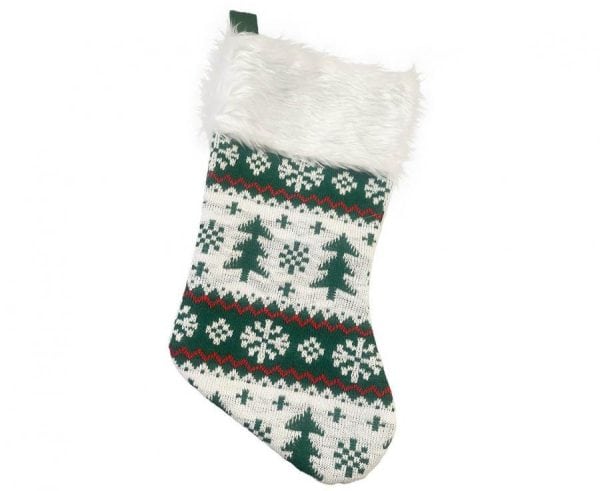 Julstrumpa i trä för öppen spis, stövel 41 cm