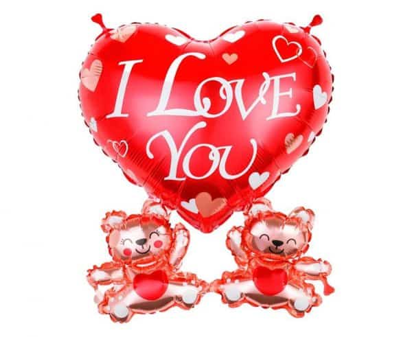 Love Teddy Bears folieballong 48 cm