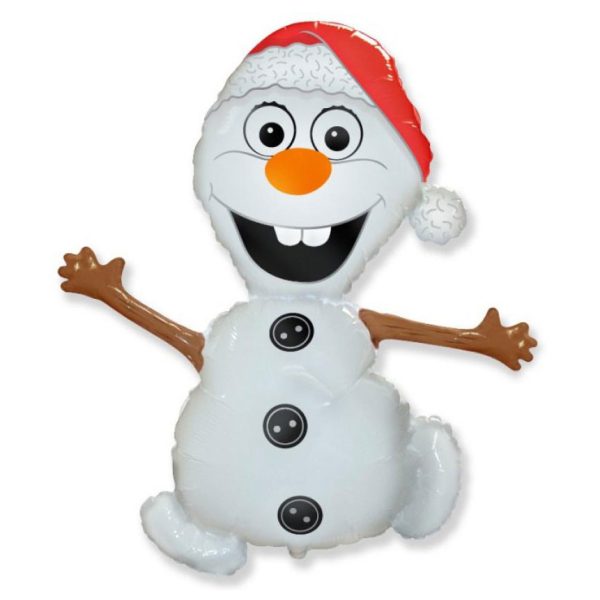 Snögubbe folieballong 96 cm (WP)