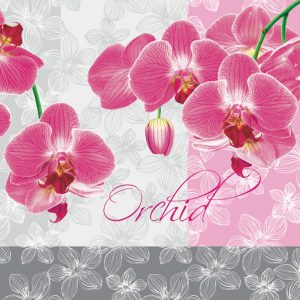 Flower Romantic Orchid servetter 20 st 33x33 cm