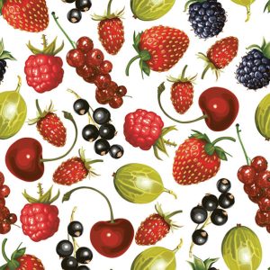 Fruits Summer Fruits servetter, 20-pack 33x33 cm