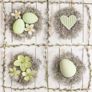 Easter Pastel Collage servetter 20 st 33x33 cm