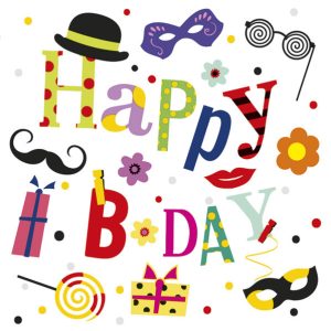 Happy Birthday Servetter 20-pack 33x33 cm