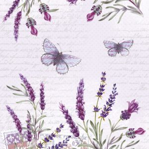 Colour Butterfly Lavender A4 dokumentmapp med resårband